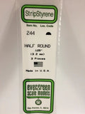 .125''  Half Round 1/8'' (3)