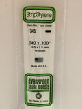 .040'' x .100''  (15)