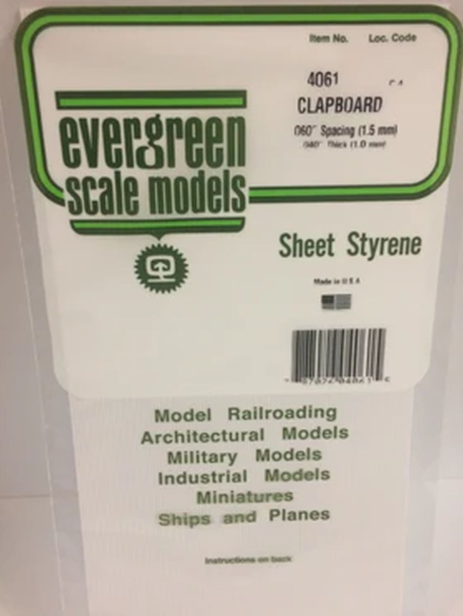 Clapboard .060'' sp