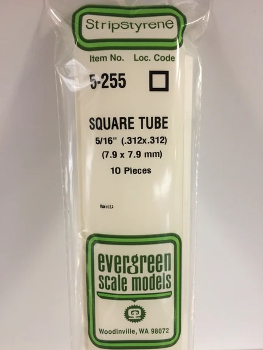 Economy Pack .312''(5/16'') Sq. Tube 10pcs