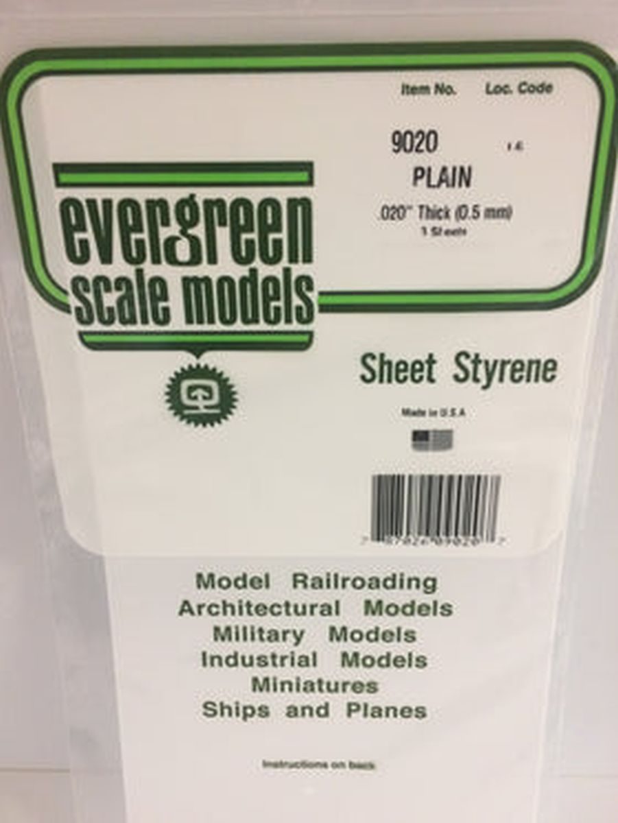 .020'' thick White Sheet