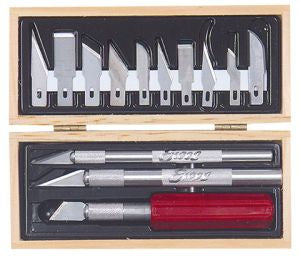 Hobby Knife Set/Plastic Tray