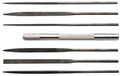 6pc Needle File Set w/Handle