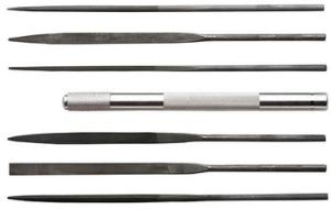 6pc Needle File Set w/Handle