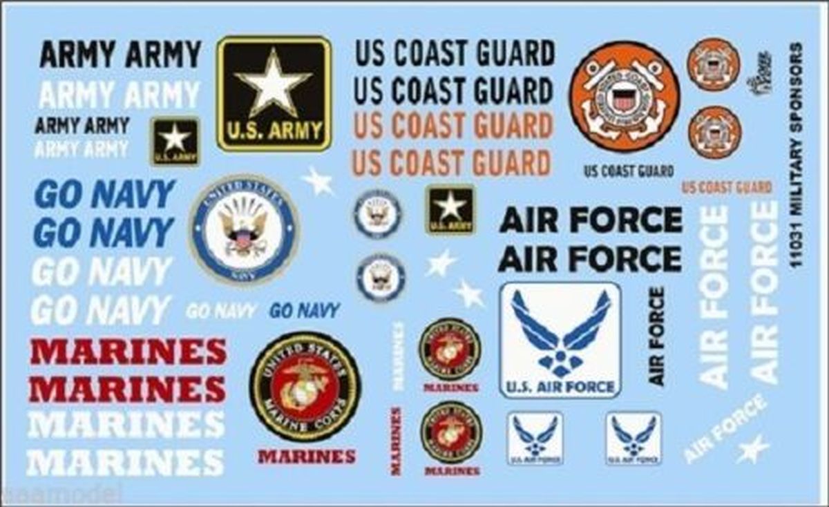 Armed Services Decal
