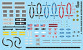 Race Car Accessories Decal