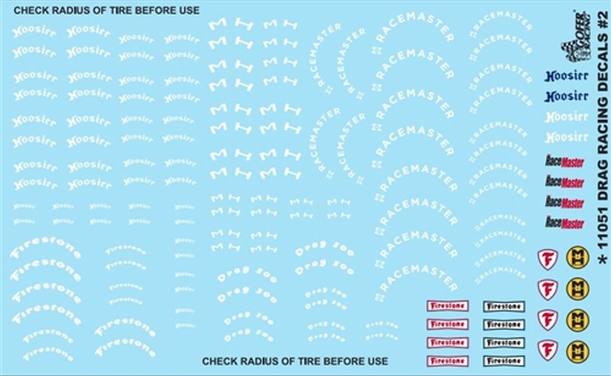 Drag Racing Decals 2