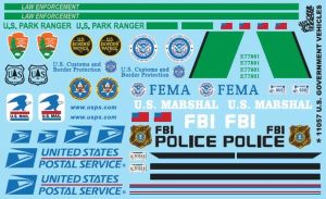 US Government Vehicles Decal