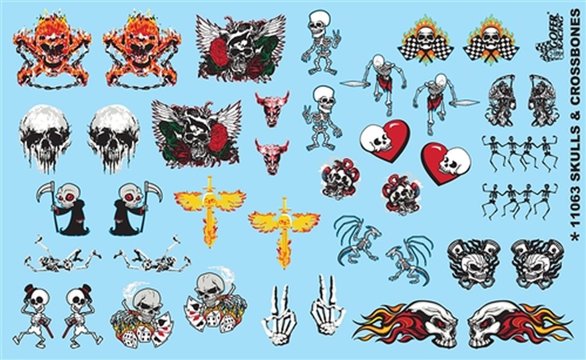 Skulls & Crossbones Decals