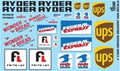 Vintage Delivery Van Decals