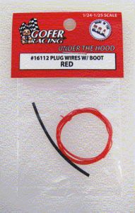 Plug Wires With Boot Red