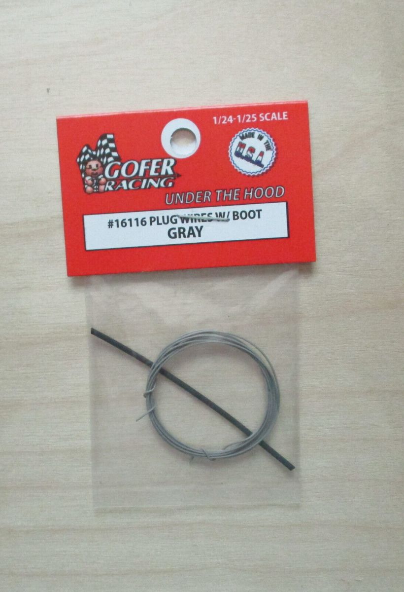 Plug Wires With Boot Gray