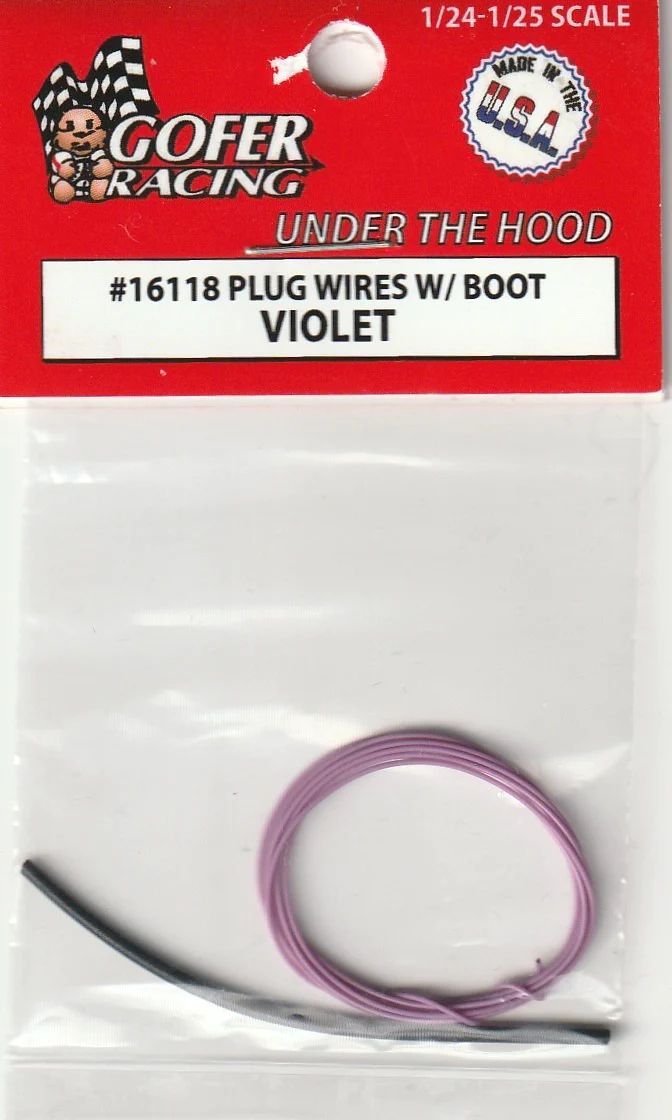 Plug Wires With Boot Violet