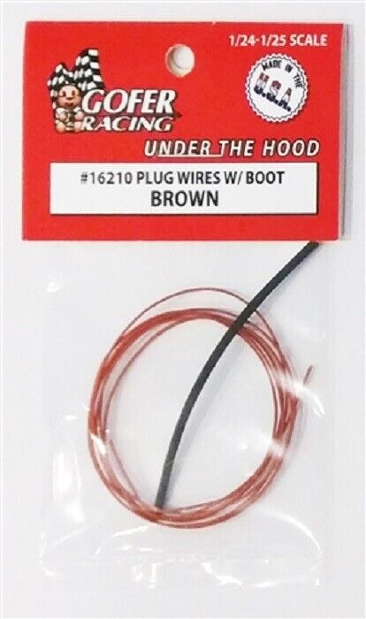 Plug Wires W/boot Brown