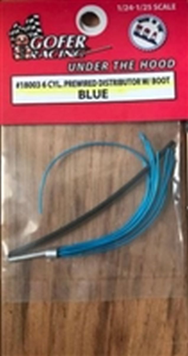 Prewired Distributor Blue Plug Wire With Boot