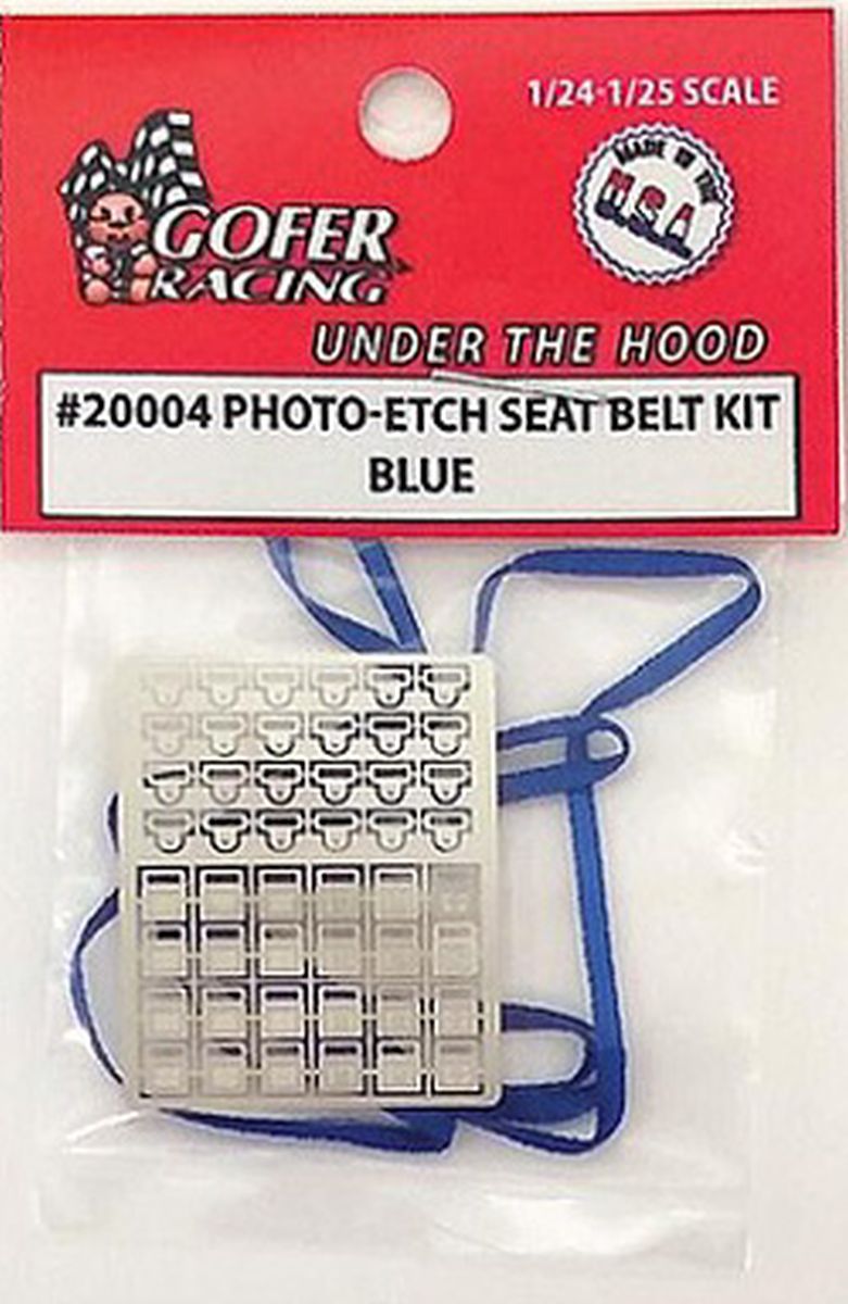 Photo Etch Seat Belt Kit Blue