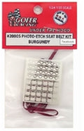 Photo Etch Seat Belt Kit Burgundy