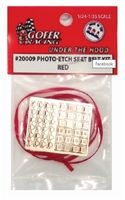 Photo Etch Seat Belt Kit Red