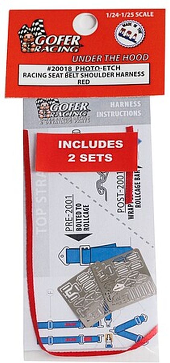 Racing Seat Belt Shoulder Harness Red