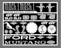 Mustang Photo Etch Parts