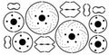 15'' Diameter Disk Brakes 2 Sets