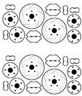 15'' Diameter Disk Brakes 4 Sets