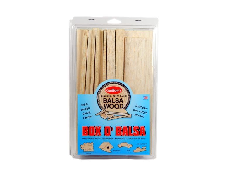 Box O' Balsa Random sizes 1 lb. box