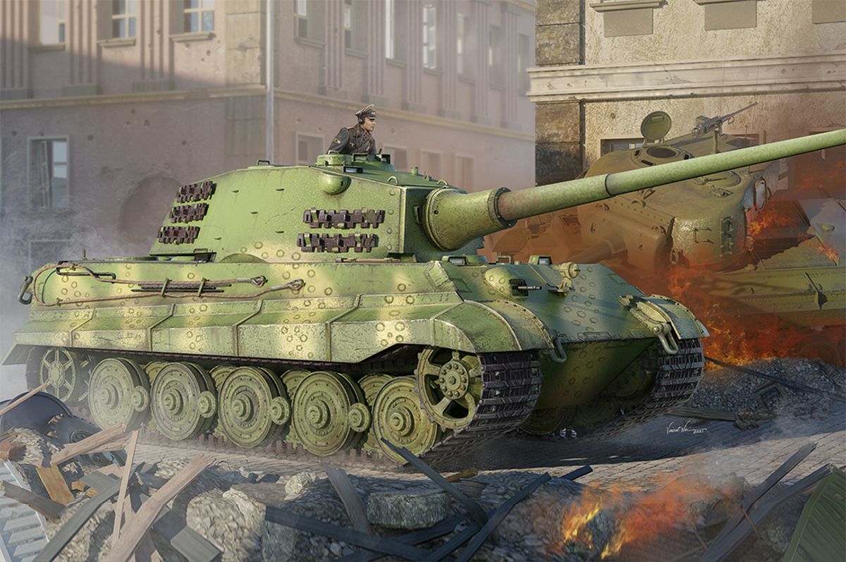 TARIFF German Pzkpfw VI Kink Tiger (Henschel 105mm) 1/35