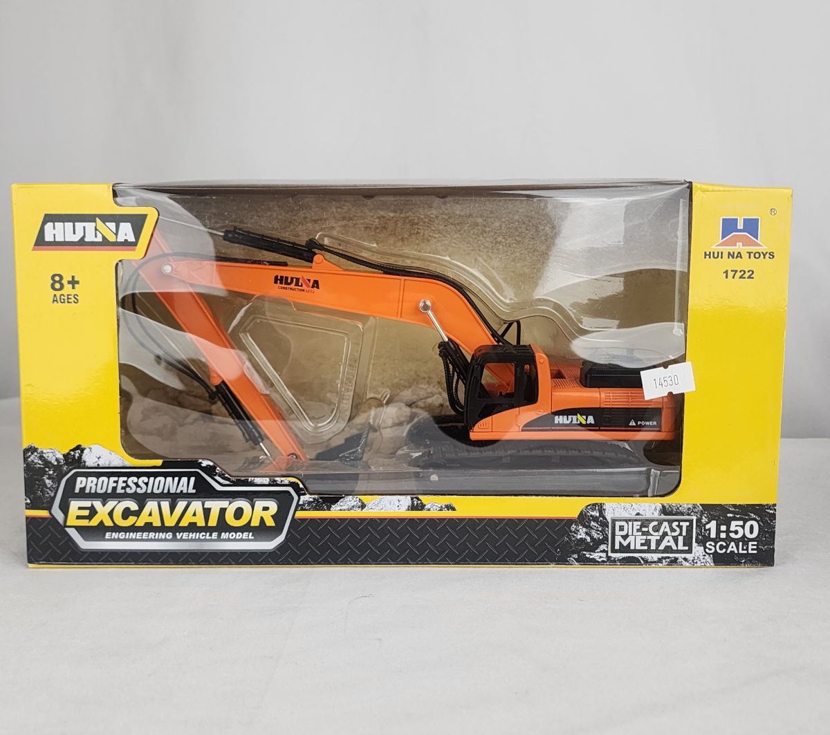 Die Cast ALLOY DIGGER EXCAVATOR-ORANGE 1/50