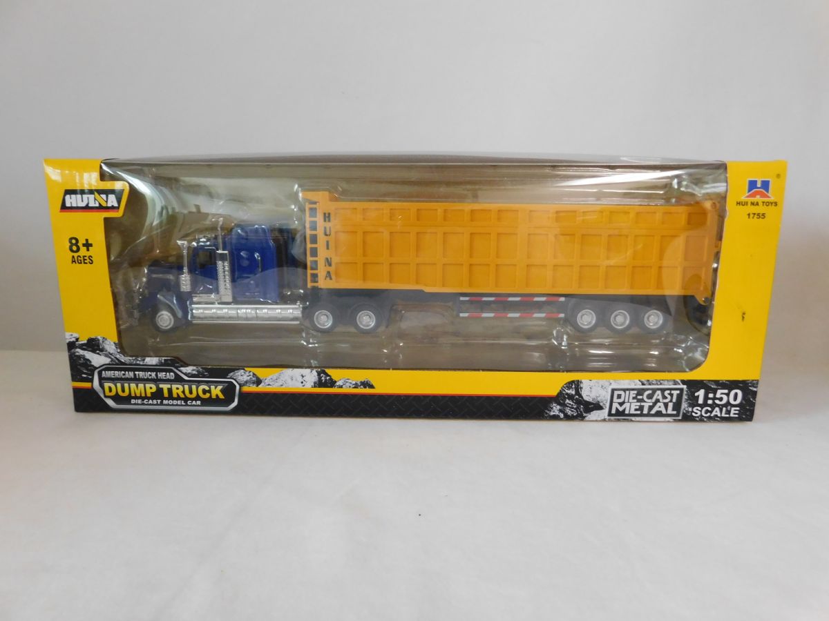 DieCast Truck Blue Cab/Yellow Loader