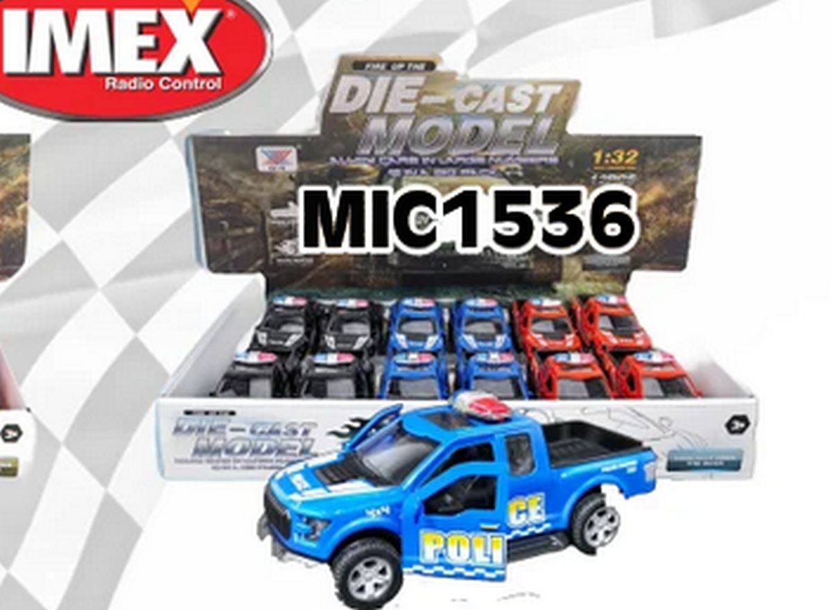Diecast Pullback Police & Fire