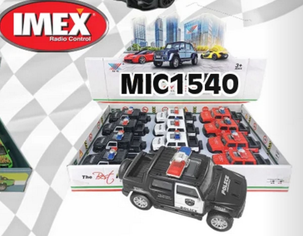 Diecast Pullback Police/Fire