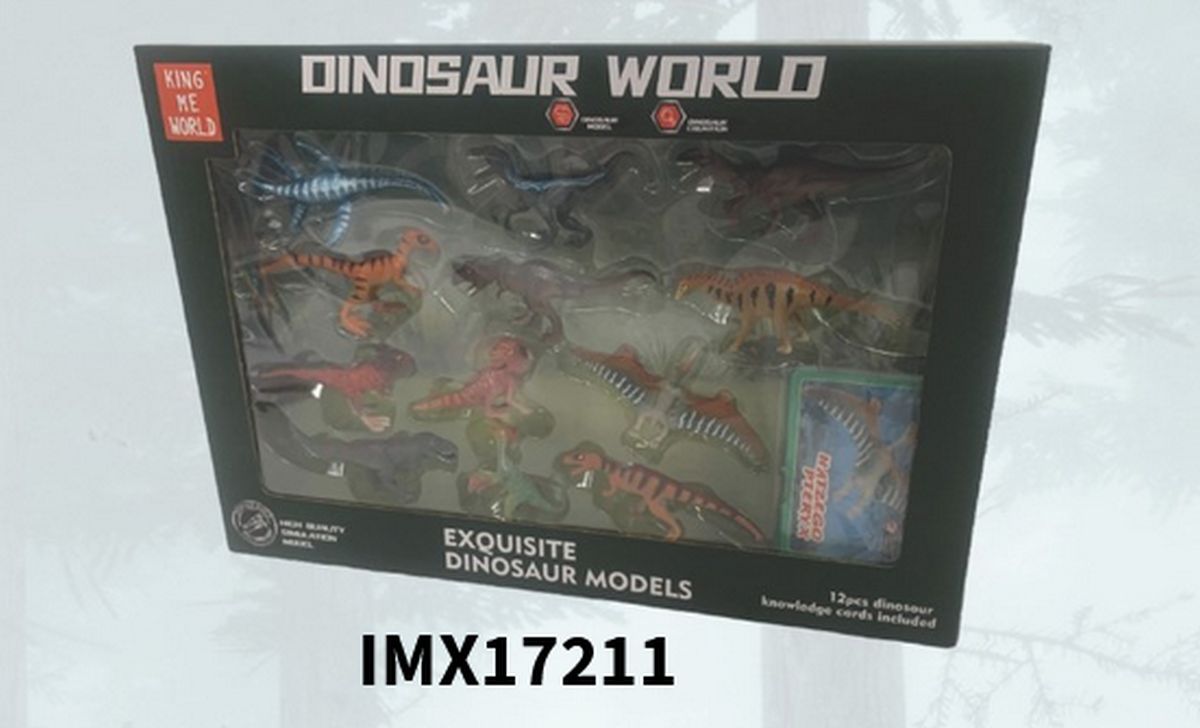 Box W 12 Small Assorted Dinos