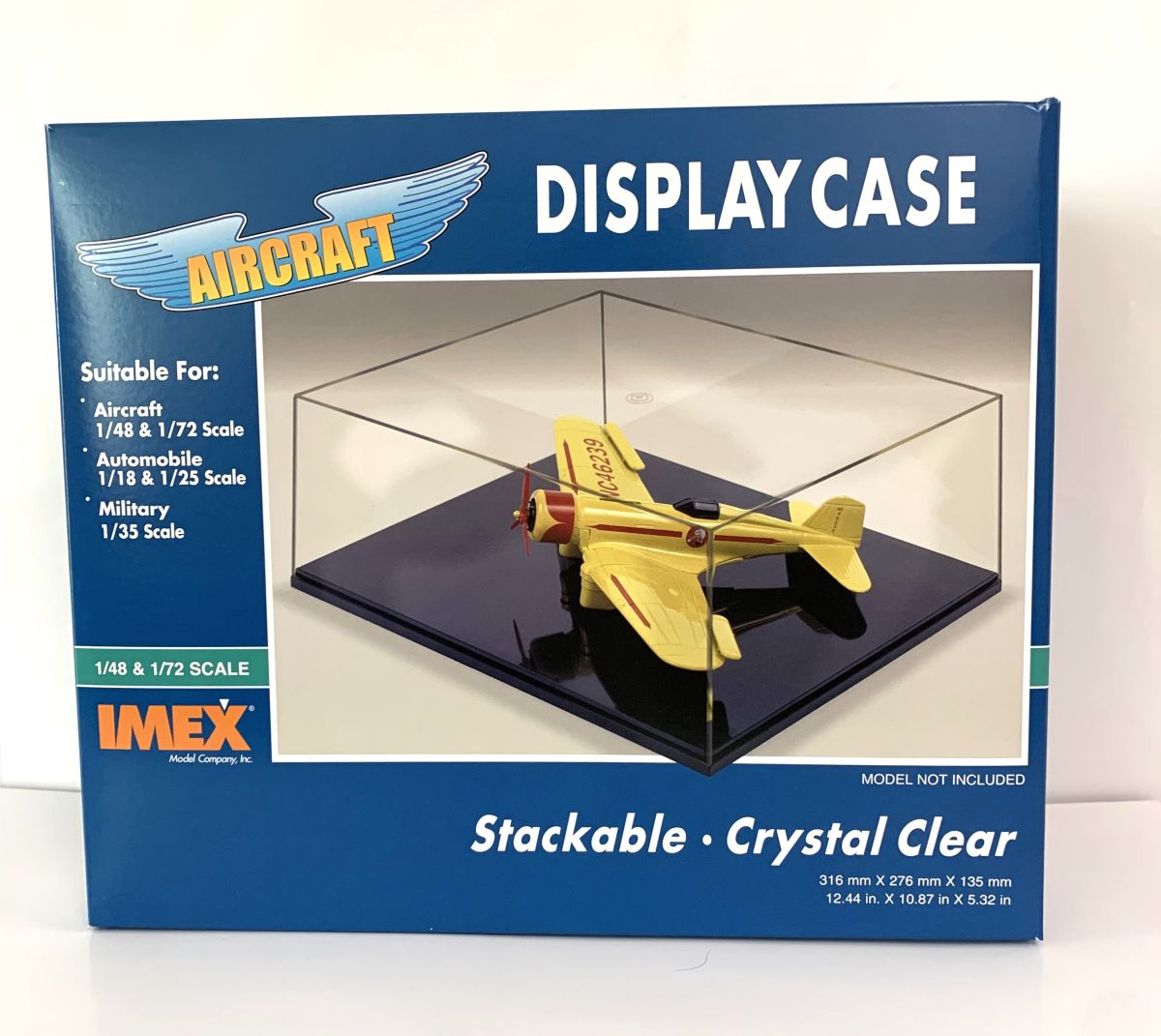 1/43 Display Case 2pc/Clear Base
