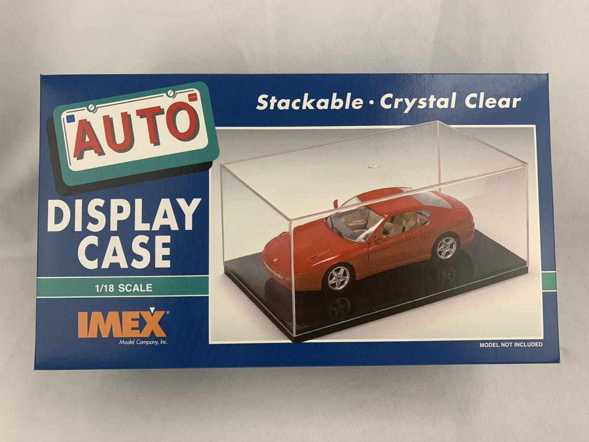 1/18 Display Case/Black Base
