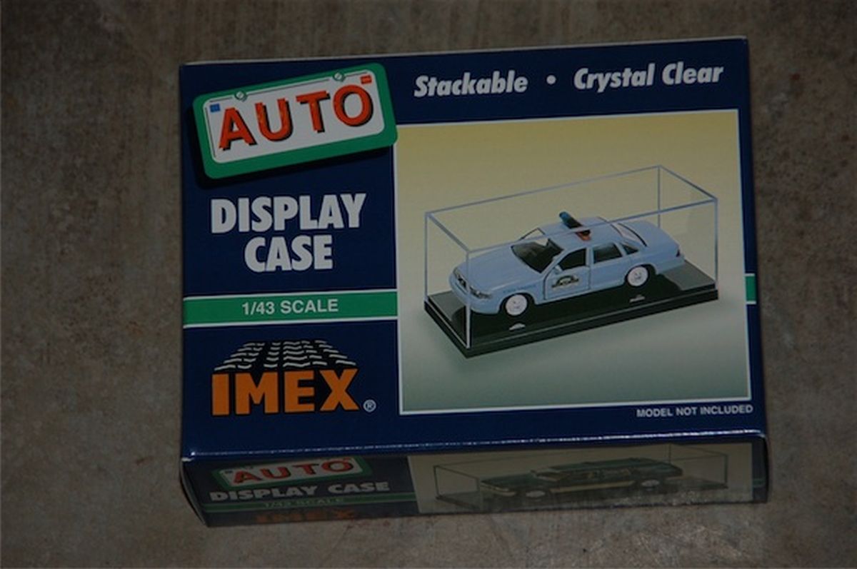 1/43 Display Case 2pc/Black Base