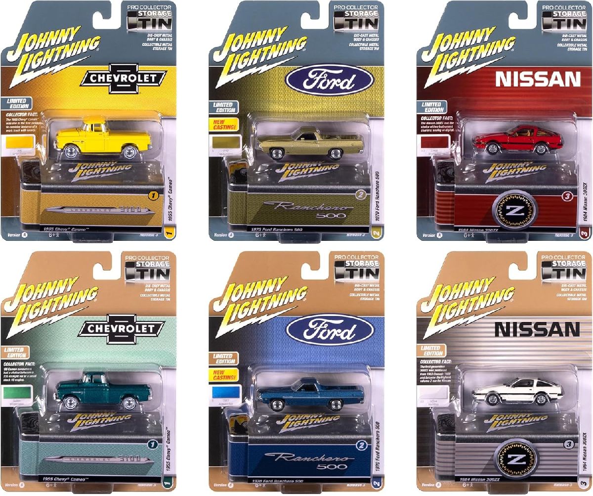 TARIFF Johnny Lightning Assortment w/ Collector Tin 2025  R3