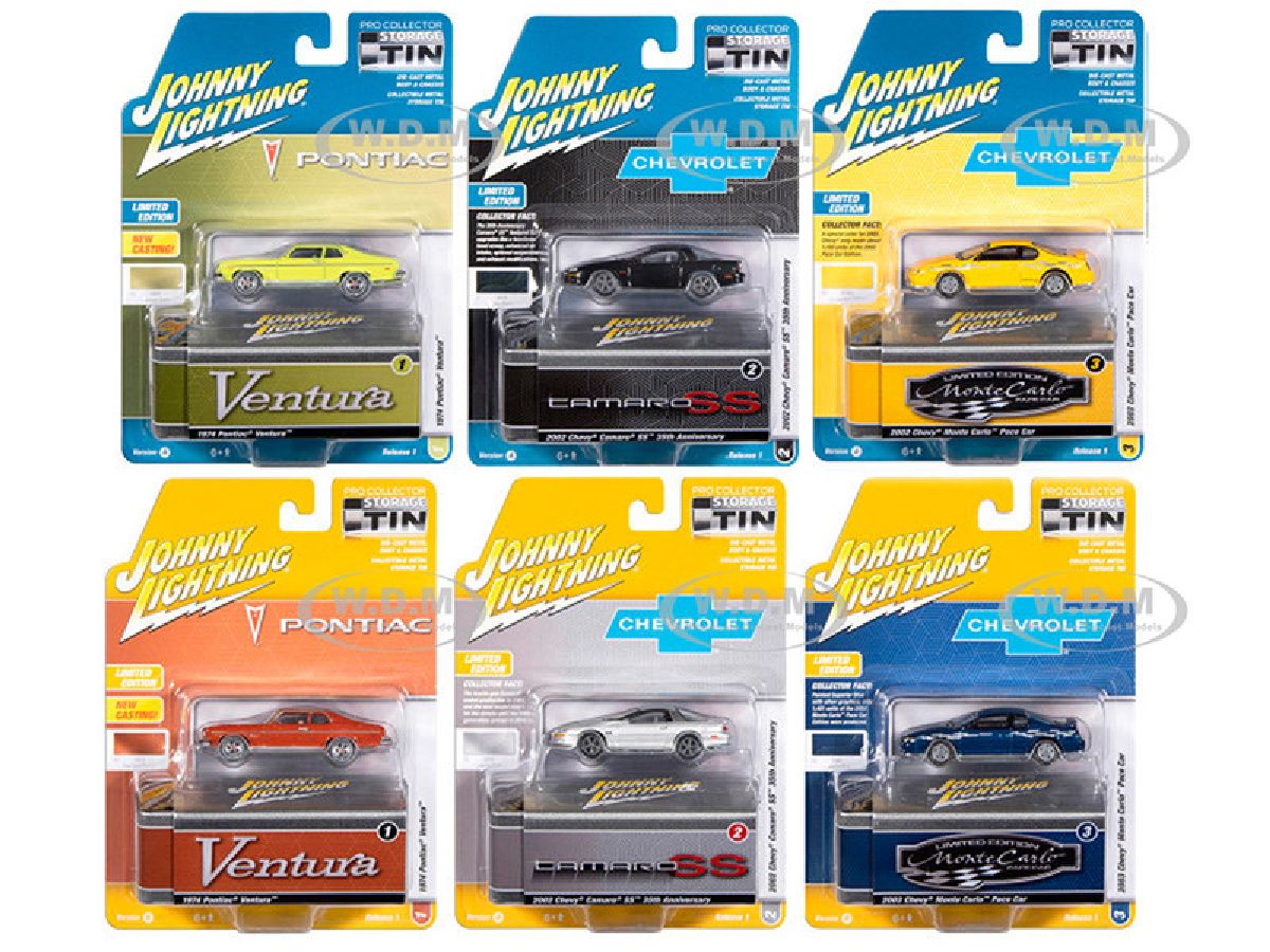 Collector Tin  74 Ventura 02 Camaro 35th Anniversary 02 Mont