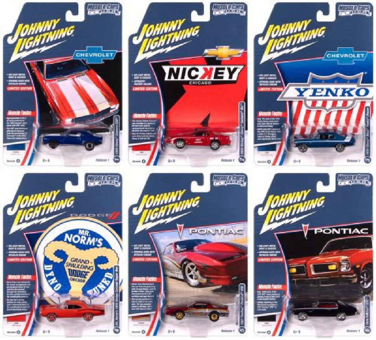 TARIFF VER. A Muscle Cars USA/Camaro Z28/Camaro ZL1/Yenko No