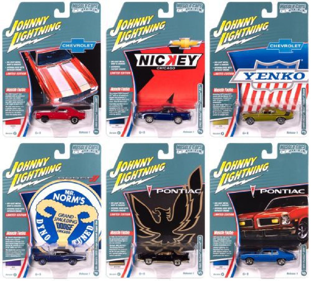 TARIFF VER. B Muscle Cars USA/Camaro Z28/Camaro ZL1/Yenko No