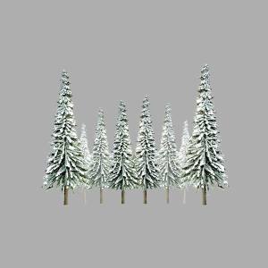 TARIFF HO Snow Pine 4''-6'' Scenic/24pk