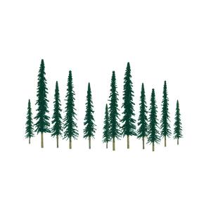 HO Conifer 4''-6'' Scenic/24pk