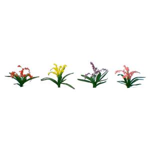 TARIFF HO Flower Plants 3/8''  Red  Pink  Yellow  Purple