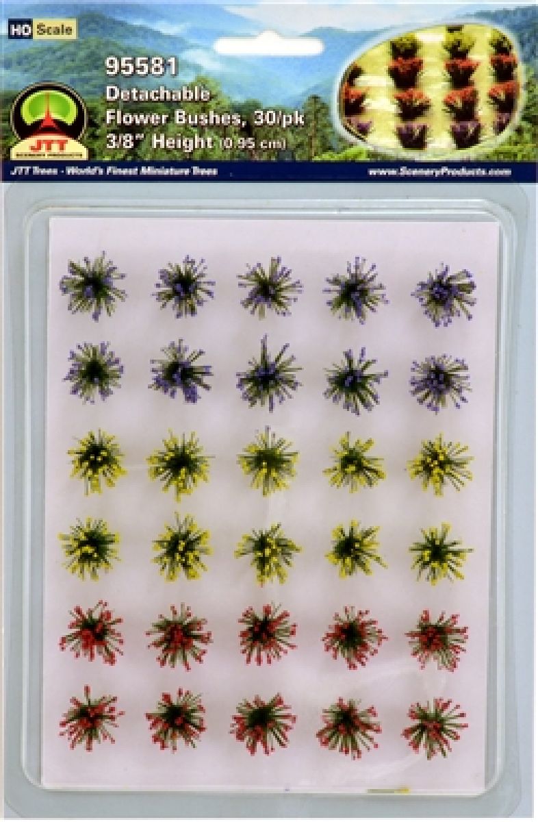 TARIFF HO Detachable Flower Bushes/30pk