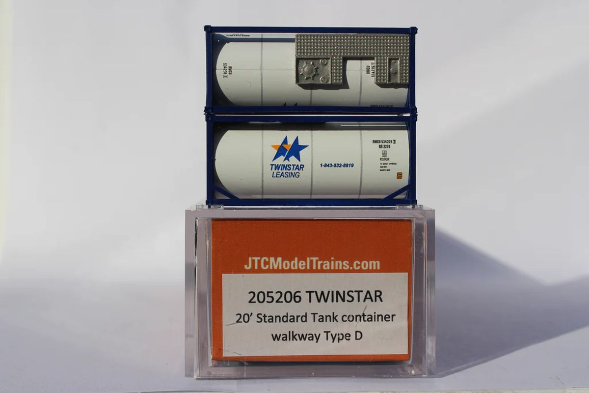 N TWINSTAR 20' Standard Tank Container (1/2 Length 3/4 width