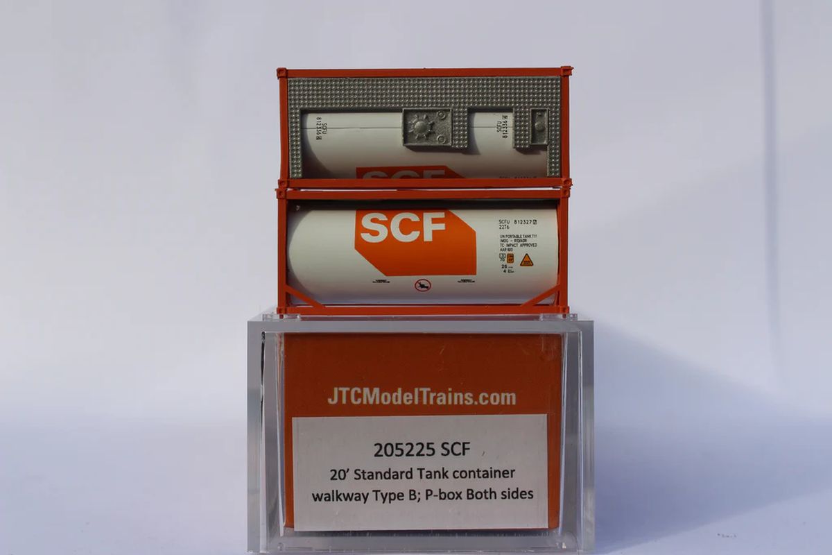 N SCF 20' Standard Tank Container ( Full length 3/4 around w