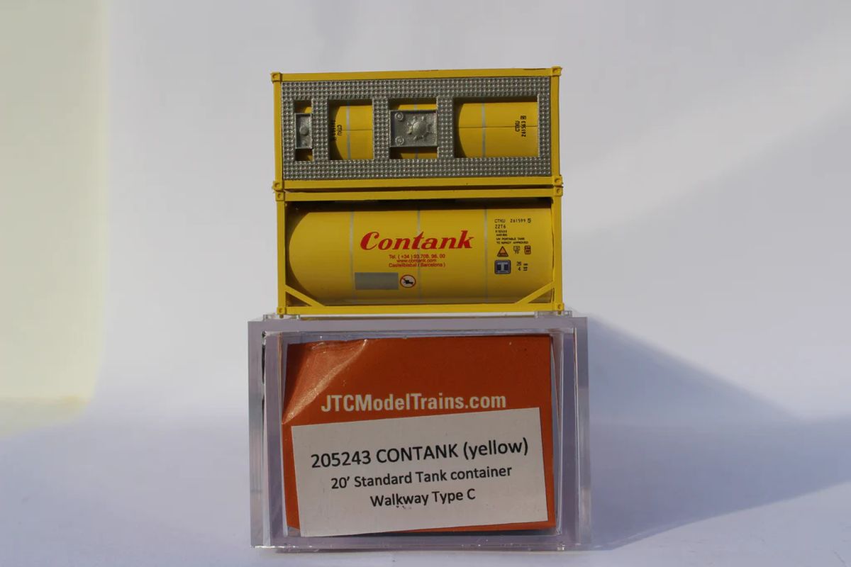 N CONTANK ( Yellow) 20' Standard Tank Container (full wrap a