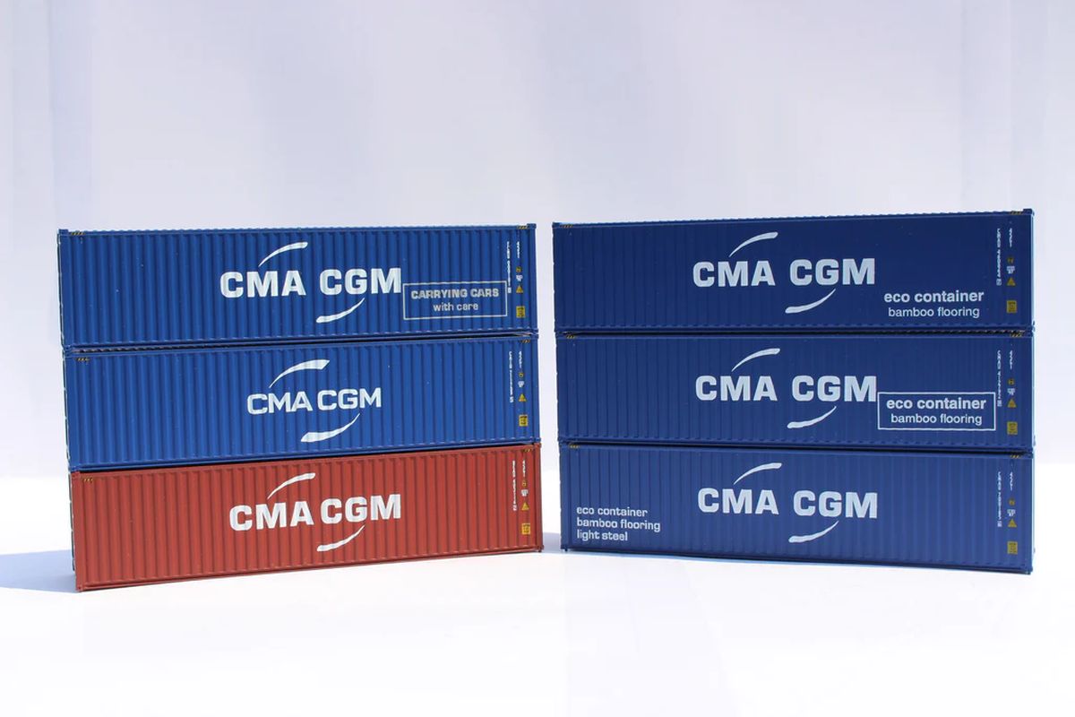 N CMA/CGM 40' High Cube Container 6pk