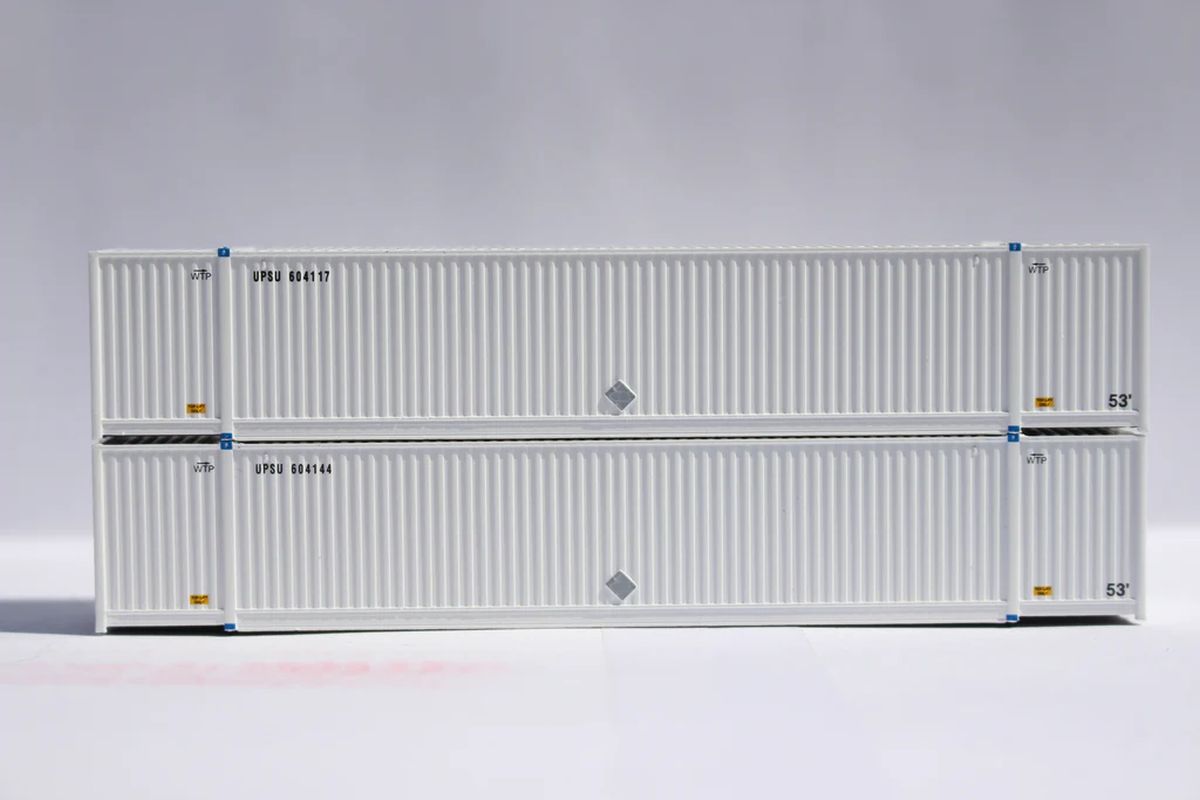 N UPS SET #4 53' HIGH CUBE w/ side placards 8-55-8 corrugate