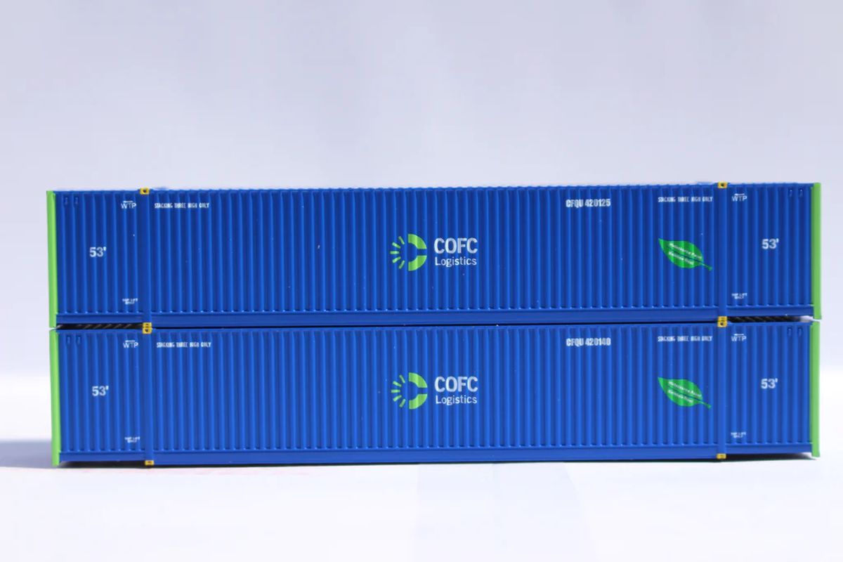 N COFC Logistics - leaf logo (Green 40' End Post) 53' HIGH C